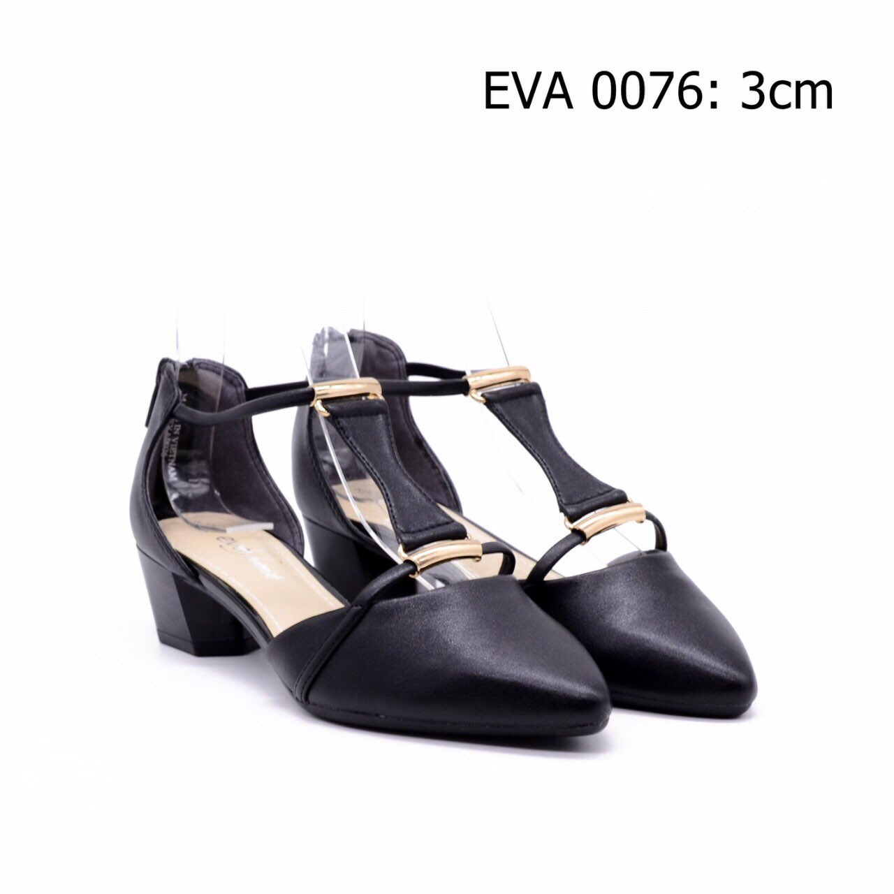 Giày sandal bít mũi EVA0076 cao 3cm